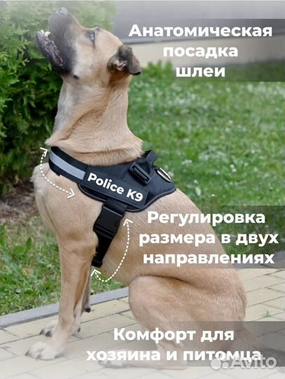 Шлейка для средней и большой собаки