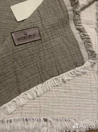 Детские и взрослые, плед муслиновый 4 слойный