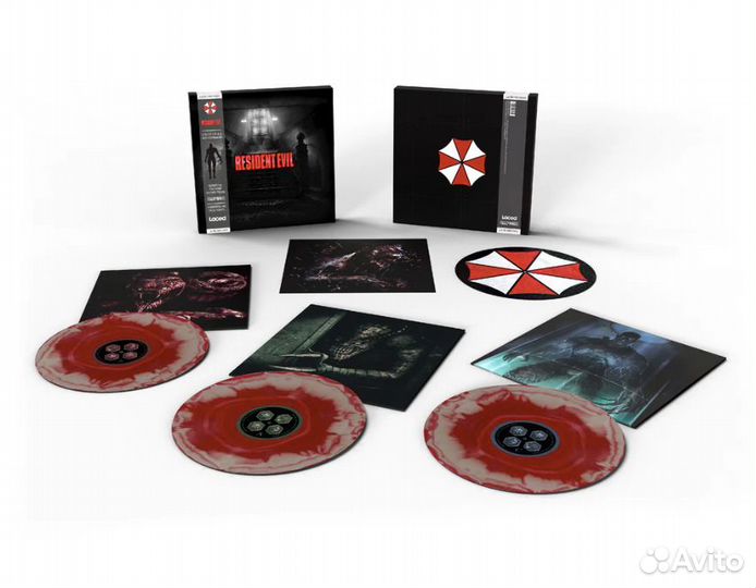 Resident Evil BOX винил цветной 3xLP + Slipmat
