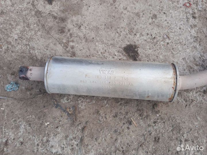 Шкода ети глушитель