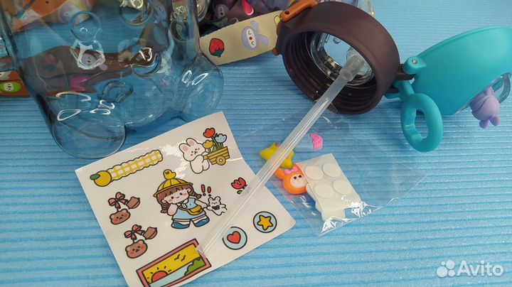 Поилки Cute Little Animals детские с игрушками