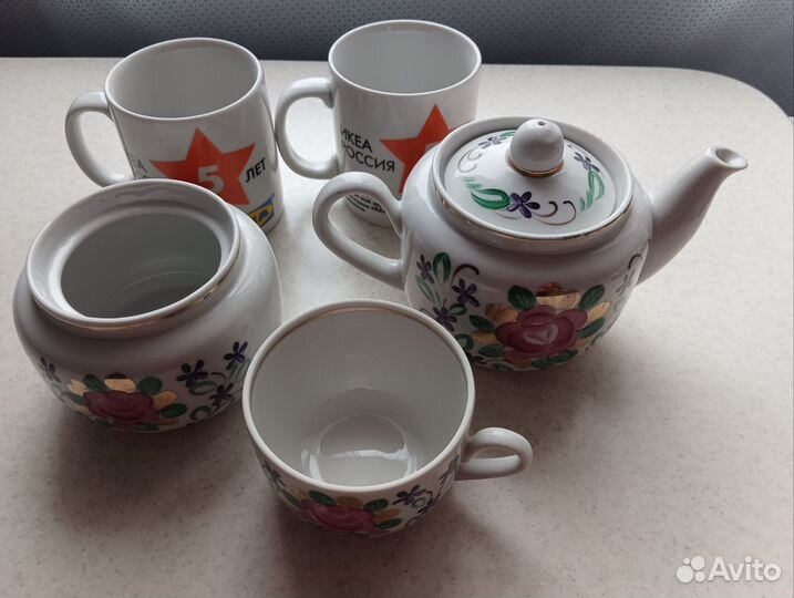 Чайный сервиз вербилки СССР