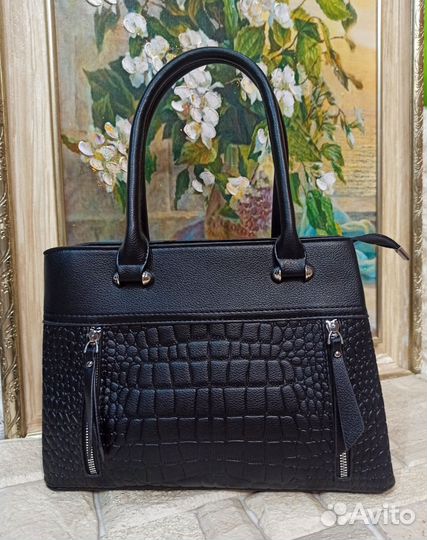 Сумка женская черная новая с