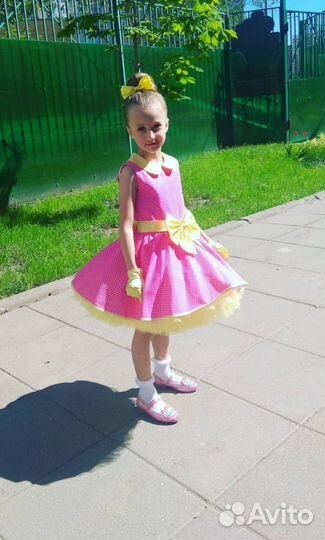 Платье для девочки на выпускной рост 122