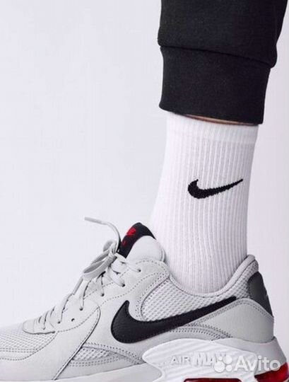 Носки Nike высокие белые
