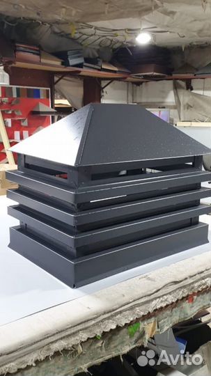 Колпаки на столбы забора#100