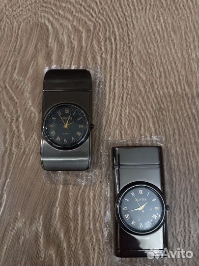 Газовая зажигалка часы