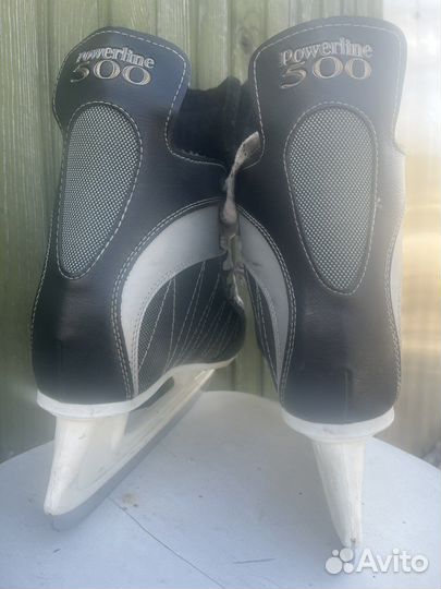 Коньки хоккейные ссм