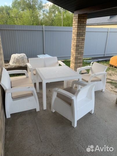 Садовая мебель пластиковая