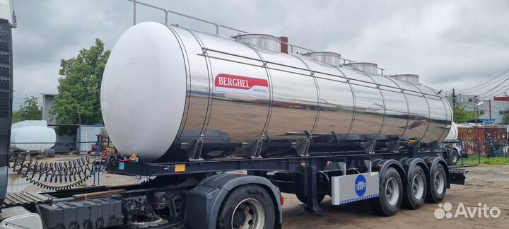 Полуприцеп пищевая цистерна BERGHEL 27300Л 3-осная, 2023