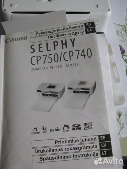 Портативный фотопринтер canon selphy CP 750