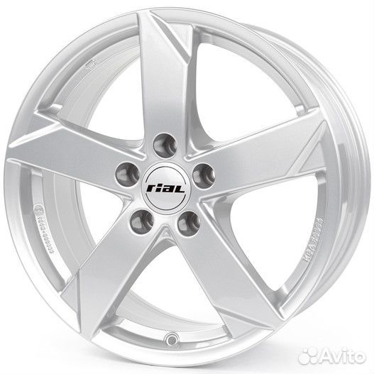 R16 5x112 6,5J ET46 D57,1 Rial Kodiak Polar Silver
