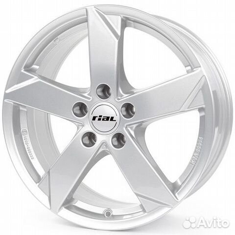 R16 5x112 6,5J ET46 D57,1 Rial Kodiak Polar Silver