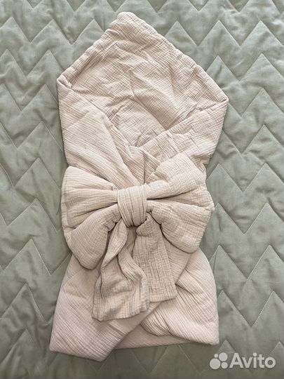 Муслиновый конверт на выписку