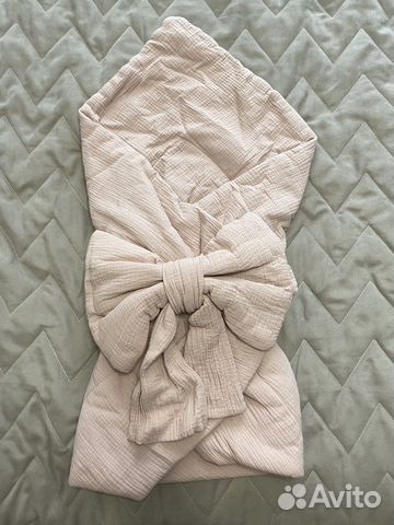 Муслиновый конверт на выписку