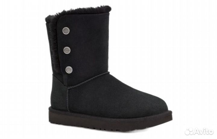UGG Bailey Snaps 'Black' Women's (36)
