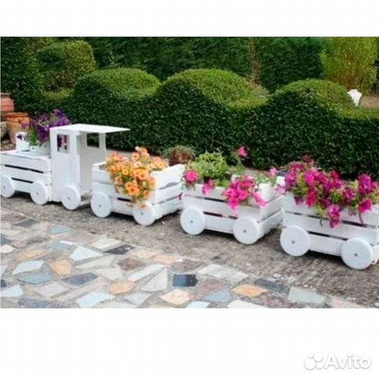 Садовая клумба-кашпо 