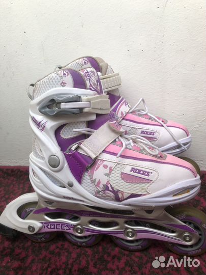 Детские ролики и защита 2 комплекта