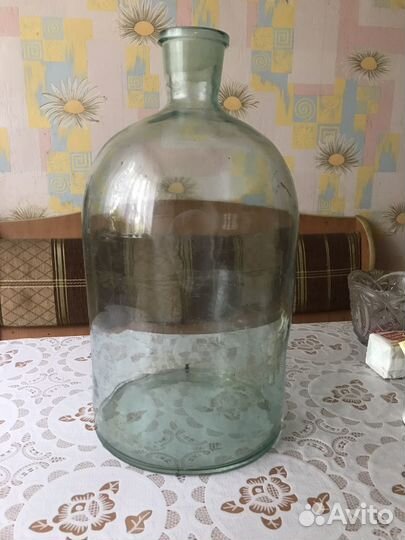 Бутыль стеклянная 10 литров и 3 литра