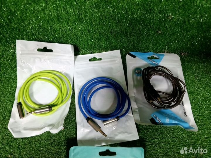 Аудиокабель удлинитель AUX jack 3.5мм 1 метр