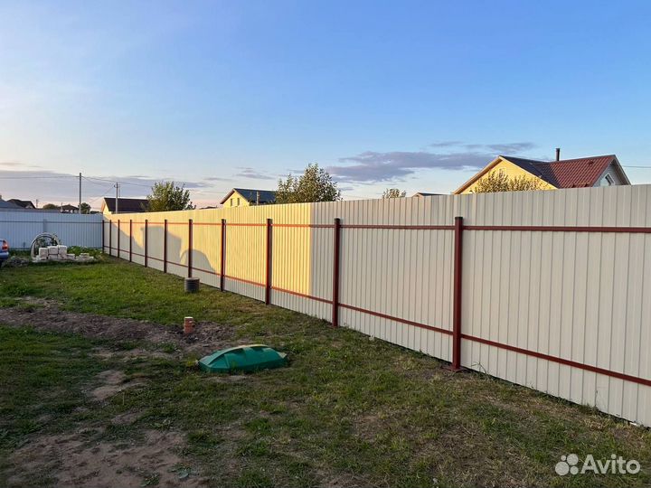 Забор с установкой под ключ