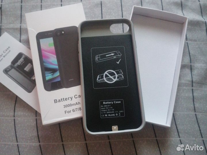 Чехол аккумулятор для iPhone 6 6S 7 8 SE 2020