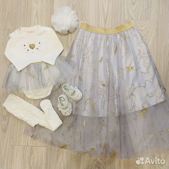Одежда на девочку 9-12/12-18 мес