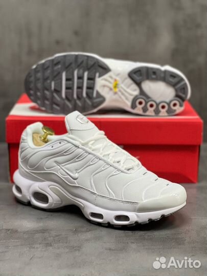 Кроссовки белые Nike Air Max Plus TN White 41-45р