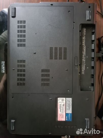 Ноутбук asus N75S 17 дюймов