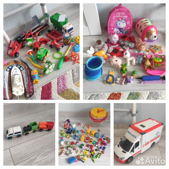 Игрушки пакетами