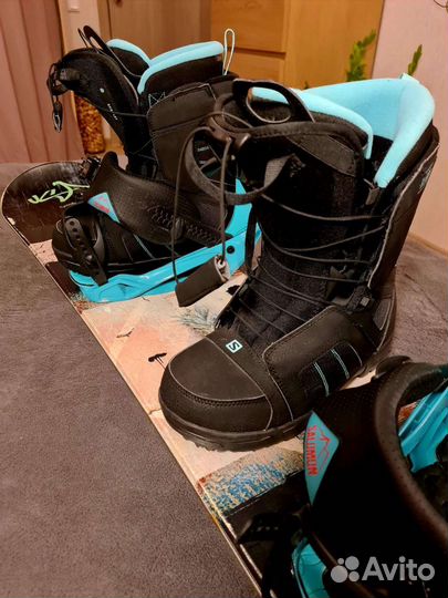 Сноуборд 150 с ботинками 39+ крепы