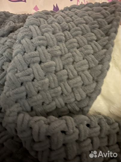 Плед из alize puffy