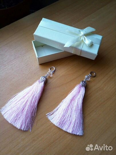 Серьги, ручная работа