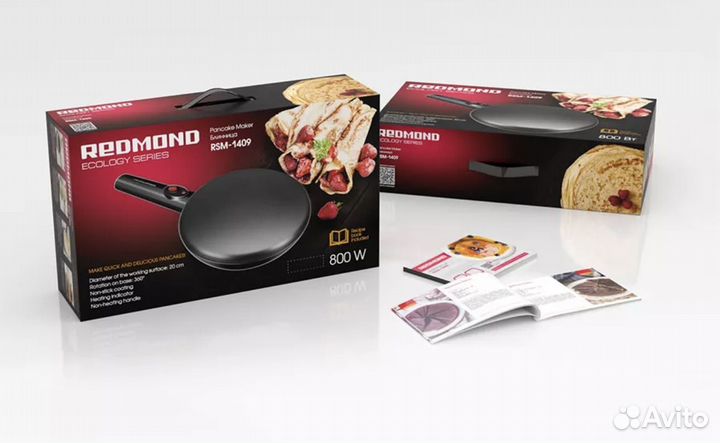 Электрическая погружная блинница redmond