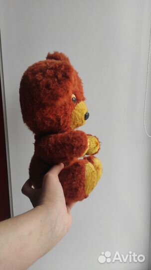 Плюшевый медведь СССР Мишка Тедди винтаж СССР 80-х