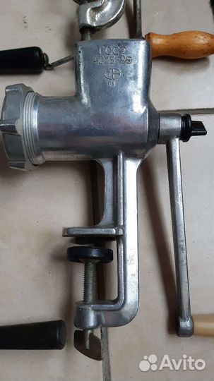 Мясорубка чугунная СССР