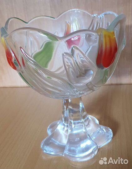 Вазочка на ножке Walther Glas Германия