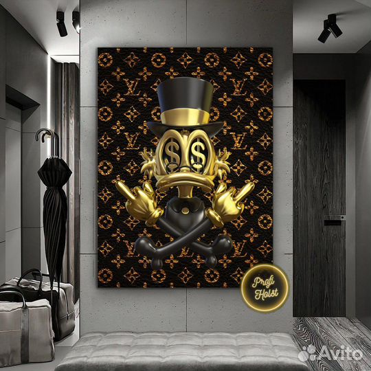 Картина Скрудж Макдак Золото