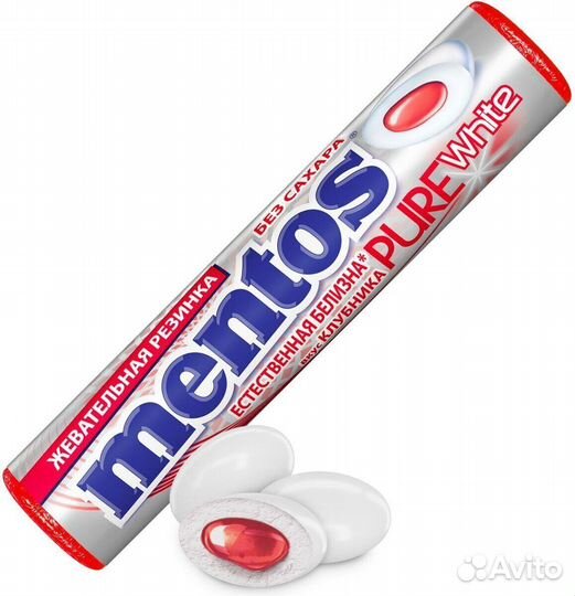 Mentos, Жевательная резинка, Без сахара