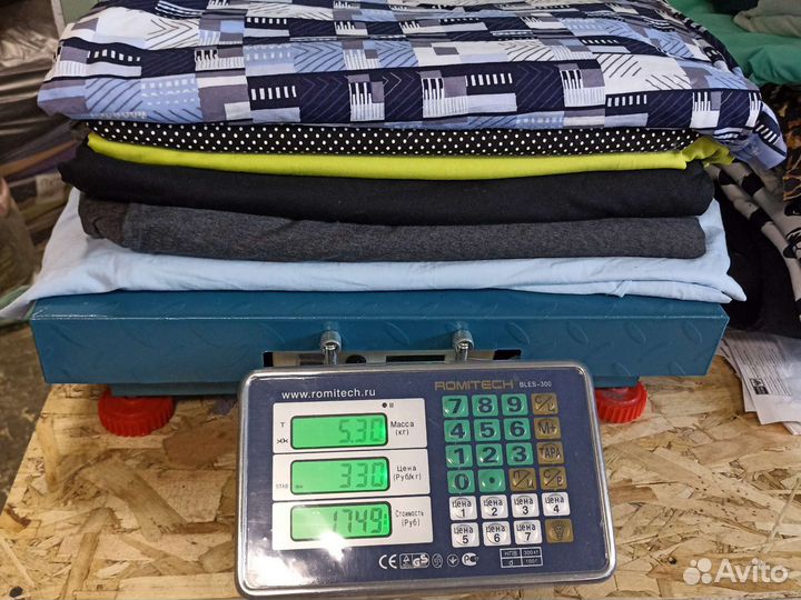 Отрез ткани трикотаж