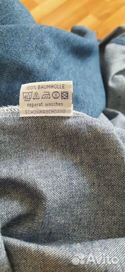 Рубашка джинсовая 152 размер