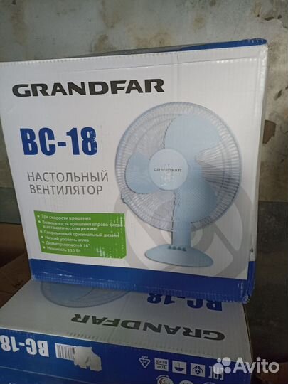 Настольный вентилятор бу