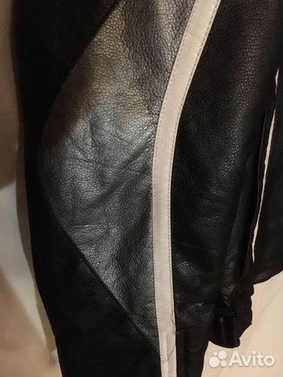 Мотокуртка из экокожи, размер 50-52 Китай