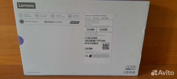 Планшет lenovo tab m10 fhd plus