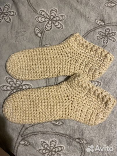 Вязанные носки