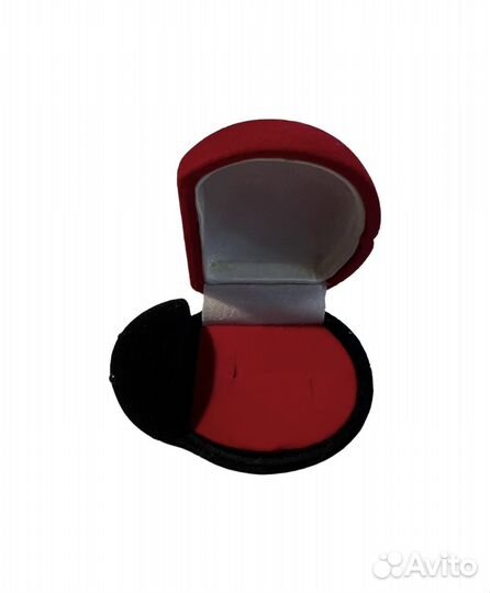 Подарочная коробка для кольца или серёжек бархат