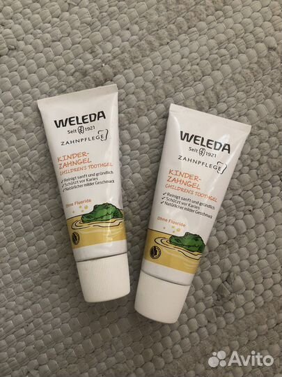 Детская зубная паста weleda