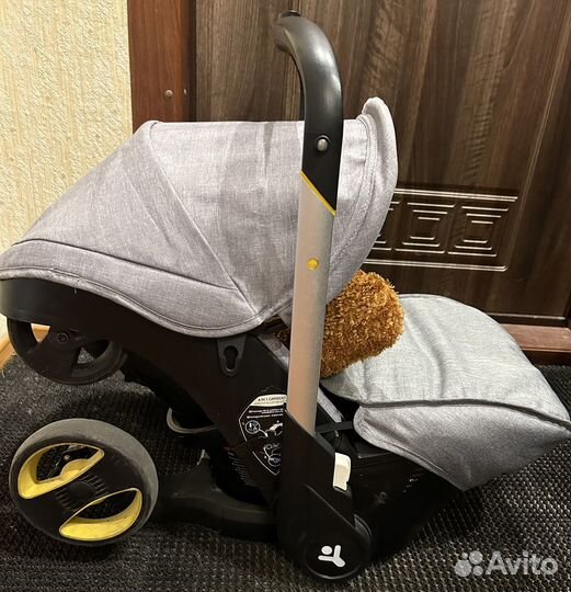 Автолюлька на колесах для новорожденных