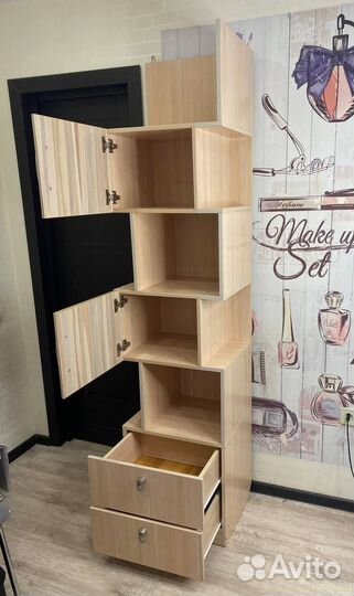 Полки стеллажи деревянные