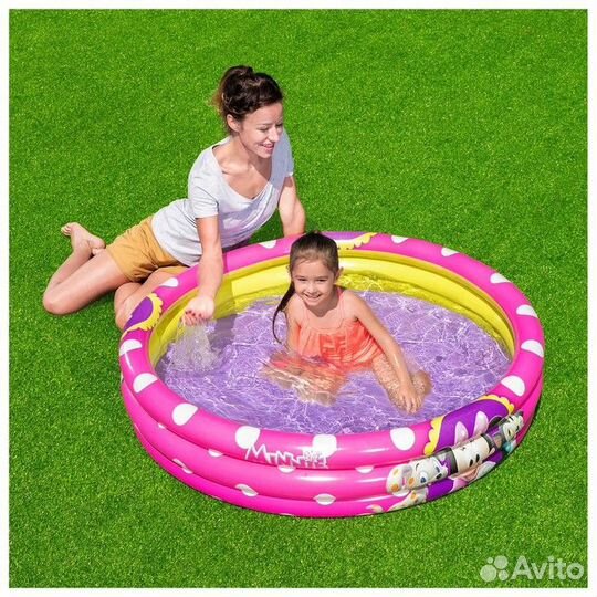Бассейн Bestway «Минни», 122 x 25 см, от 2 лет